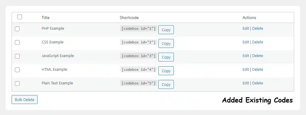 Inserting Code Into Posts & Pages
