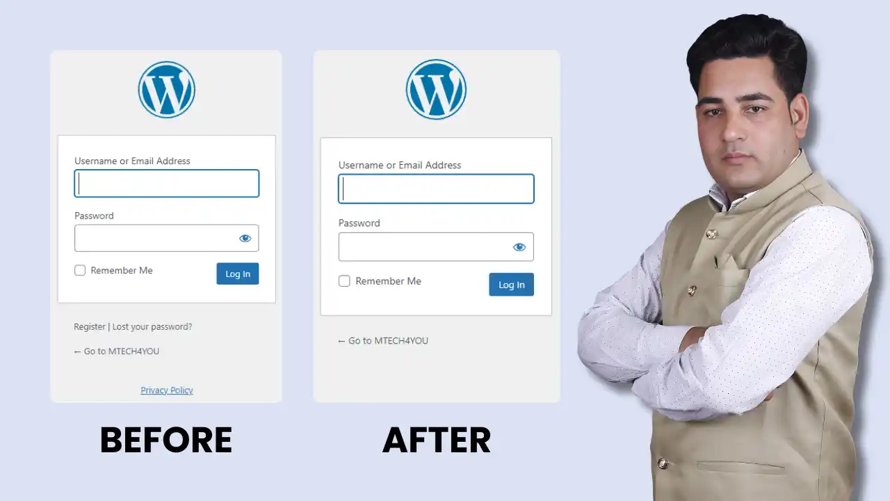 How to Hide Register, Lost Password, and Privacy Policy Links in WordPress Admin Login Page (Without Plugin)