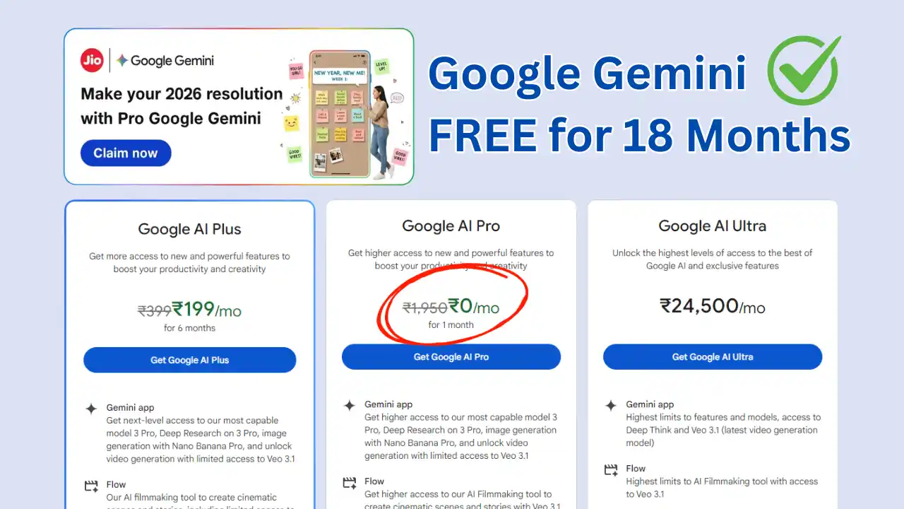 How to get Google Gemini Pro FREE for 18 Months